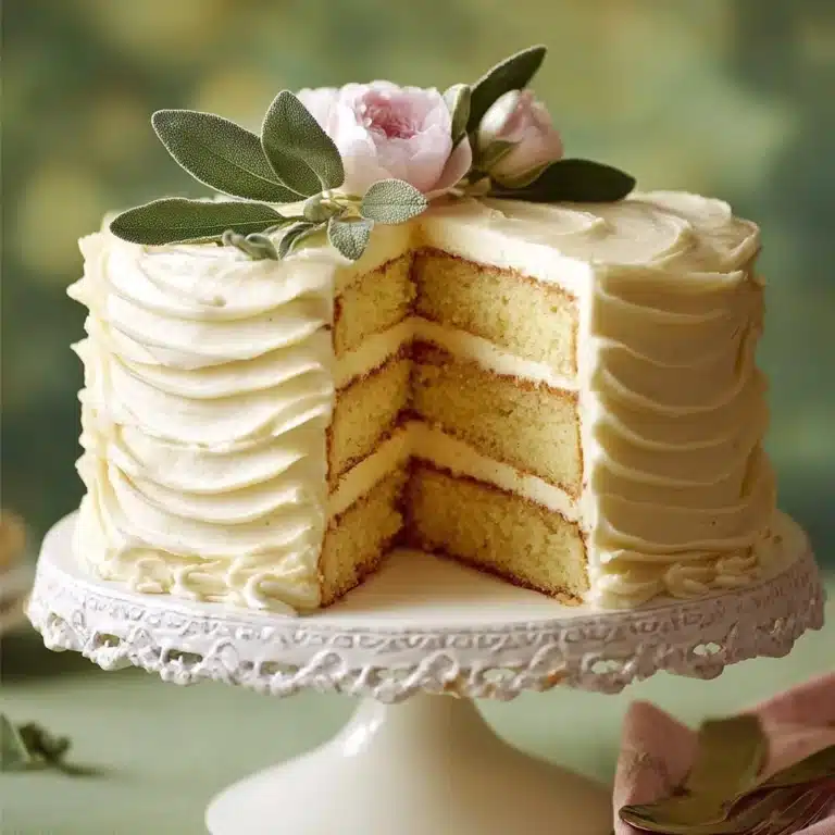 Buttermilk Cake with Buttercream Frosting Recipe