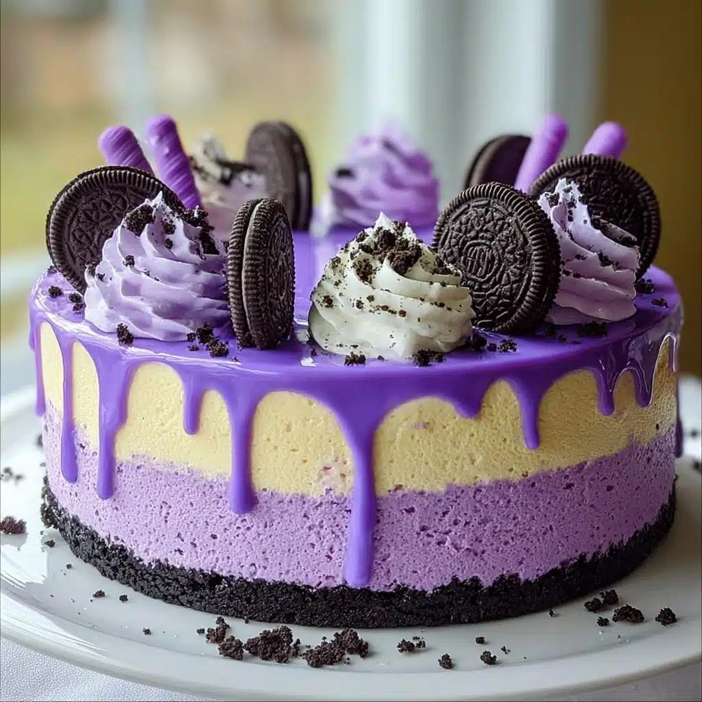 Ube Oreo Cheesecake Recipe