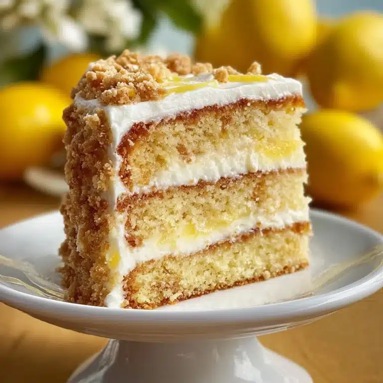 Lemon Crunch Cake Recipe