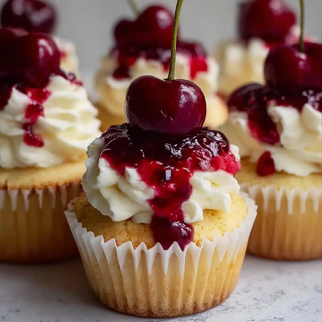 Cherry Cheesecake Cupcakes Recipe