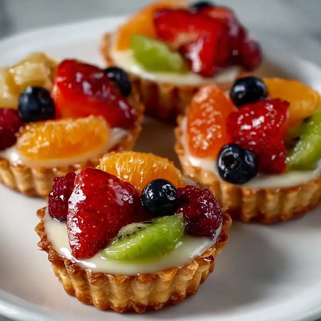 Mini Fruit Tarts with Glaze Recipe
