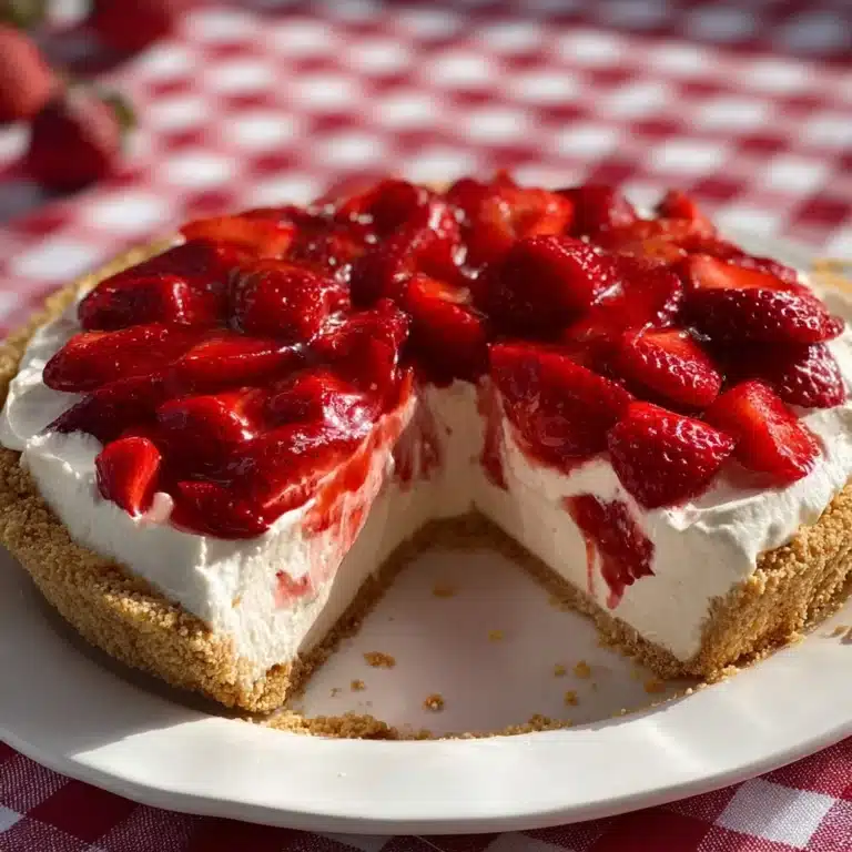Frozen Strawberry Pie Recipe
