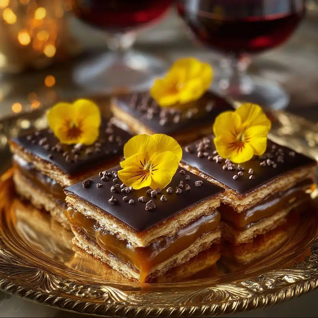 Caramel Chocolate Mille-Feuille Recipe