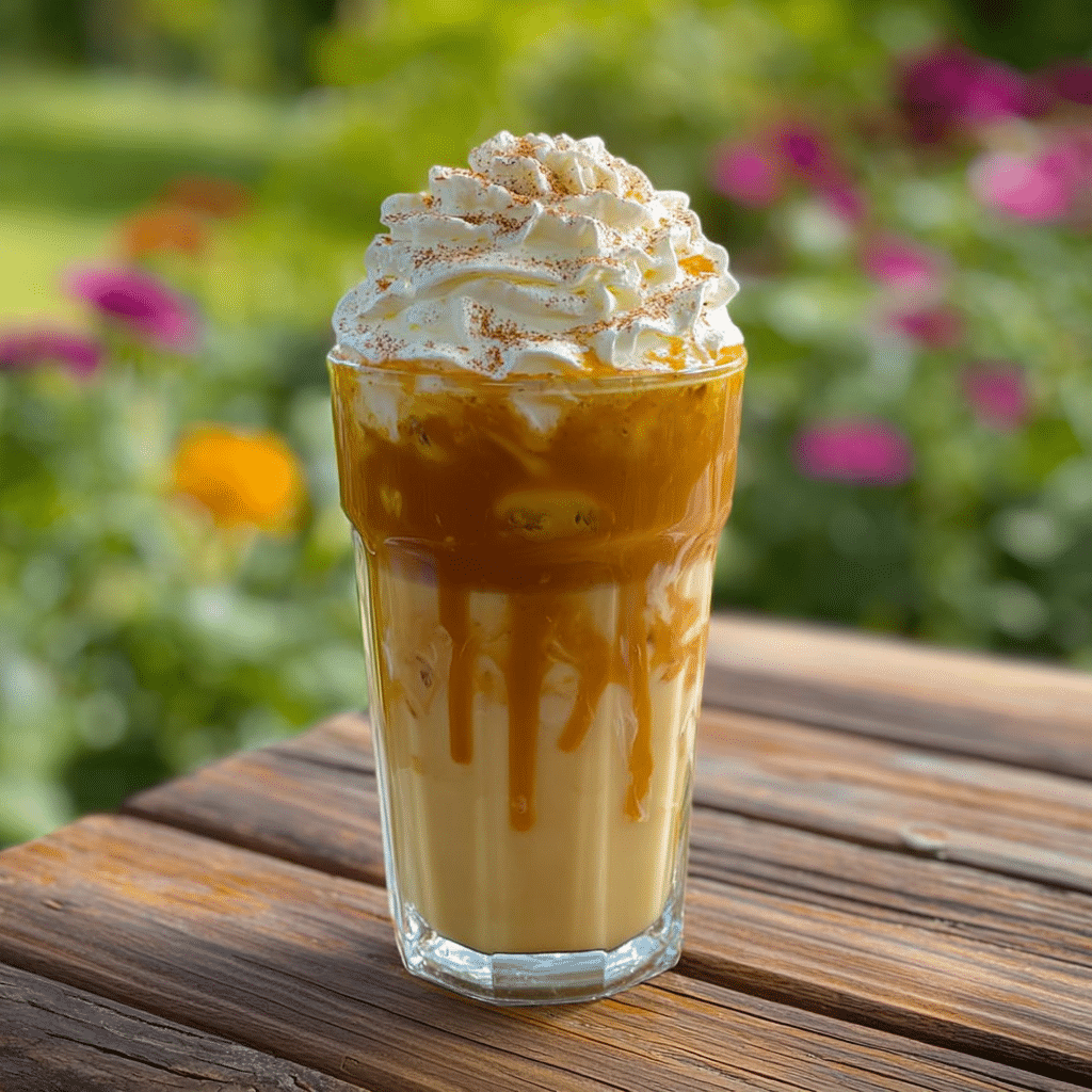 Pumpkin Spice Latte Frappuccino Recipe - Recipe Image