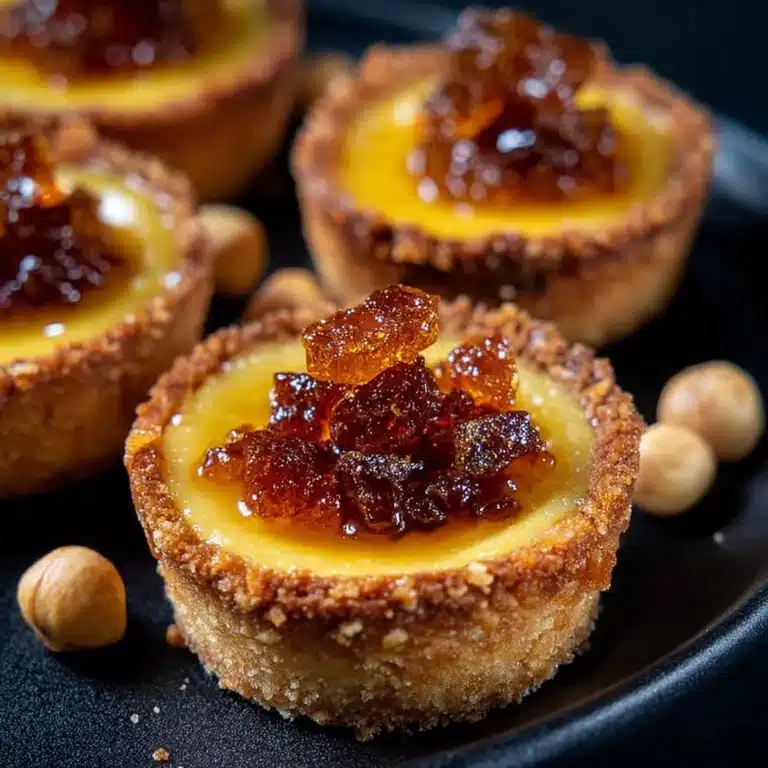 Hazelnut Crème Brûlée Tartlets Recipe