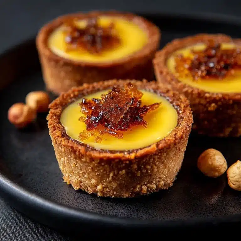 Hazelnut Crème Brûlée Tartlets Recipe