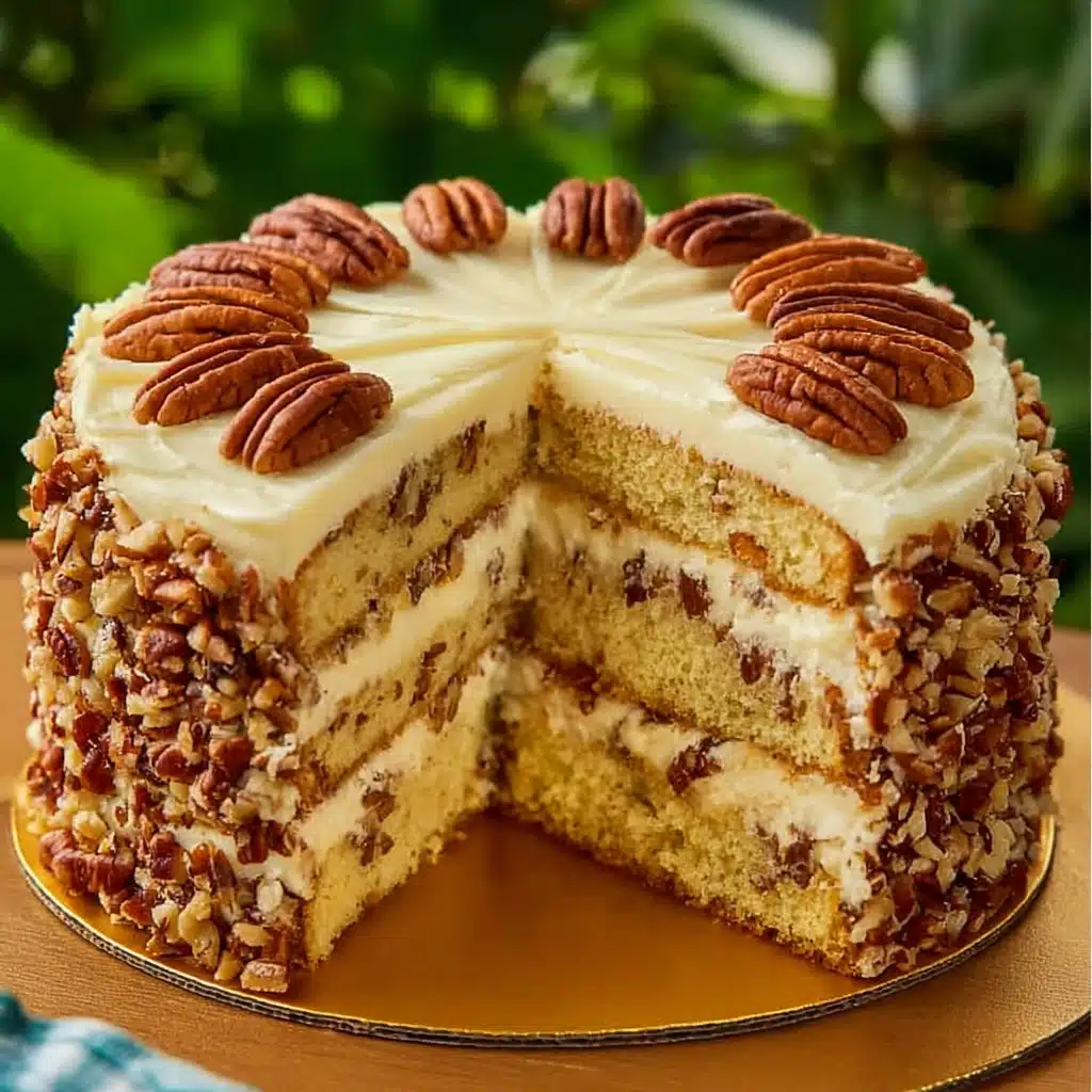 Coconut Pecan Buttermilk Cake Recipe - Recipe Image