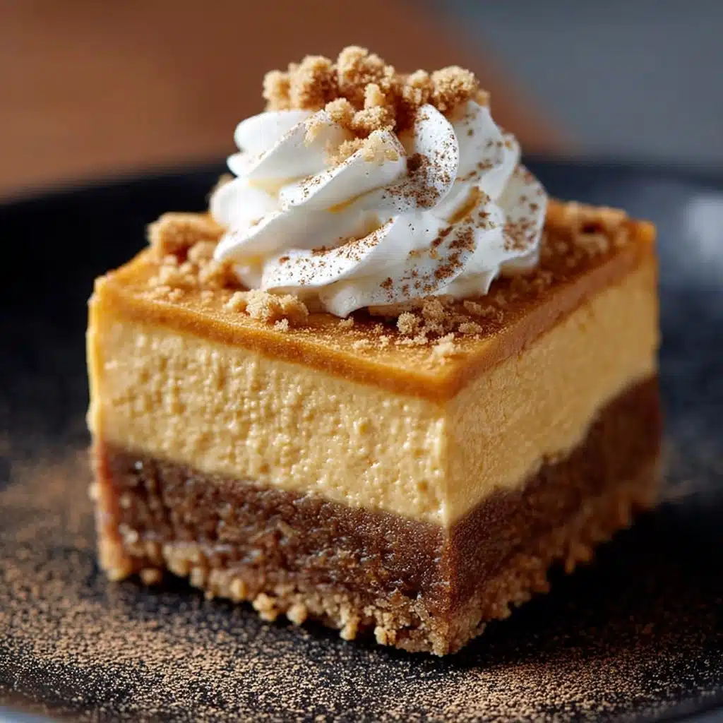 Crunch & Cream: Pumpkin Pretzel Cheesecake Bars Recipe
