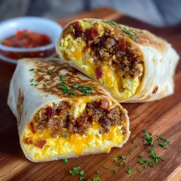 Bacon, Egg & Cheese Breakfast Burrito Recipe