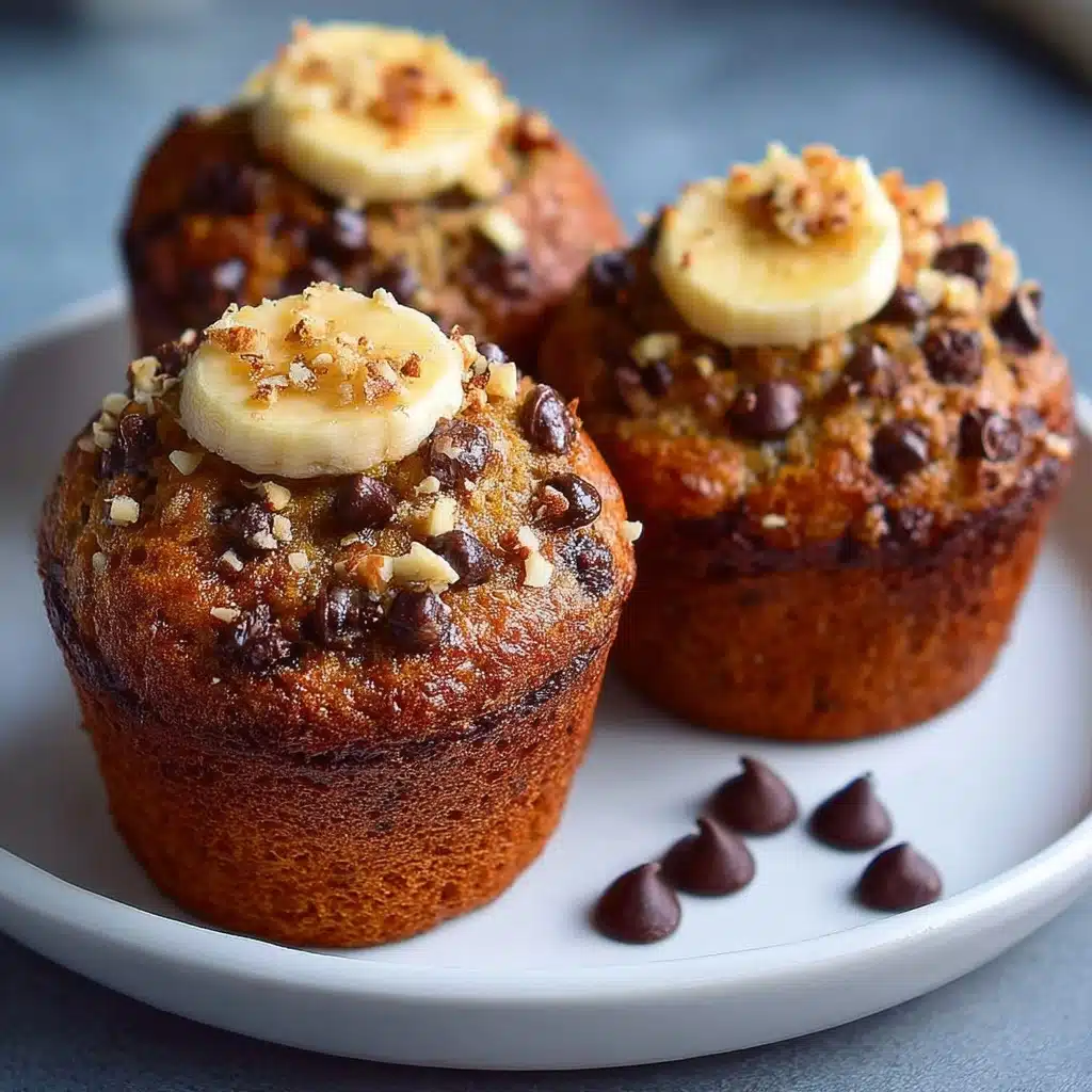Chocolate Chip Banana Muffins Recipe - Recipe Image
