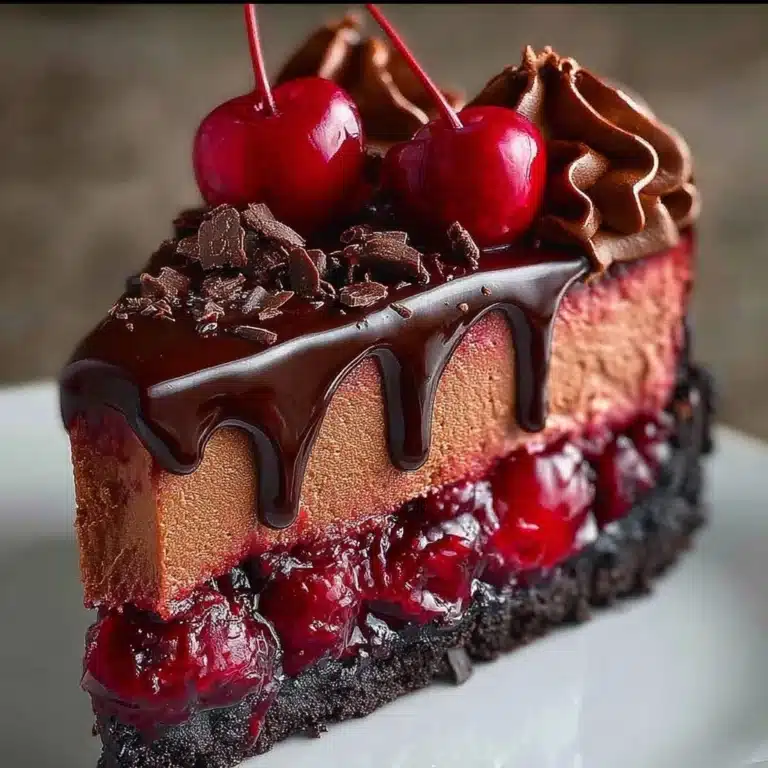 Chocolate Cherry Cheesecake Recipe
