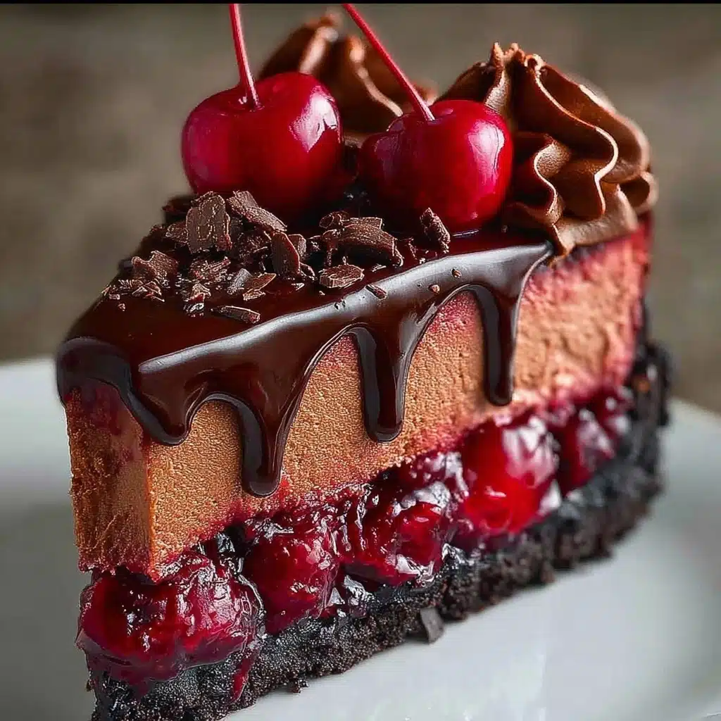 Chocolate Cherry Cheesecake Recipe