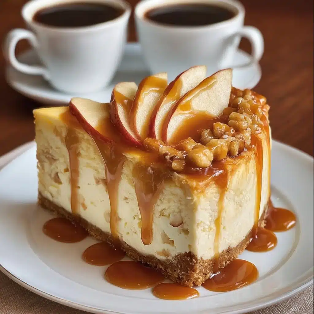 Caramel Apple Cheesecake Cake Recipe