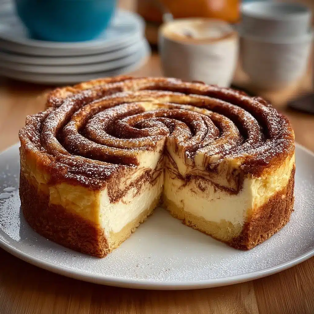 Cinnamon Roll Cheesecake** Recipe