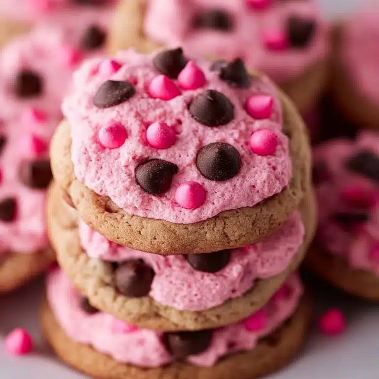 Strawberry Chocolate Chip Cake Mix Cookies Recipe