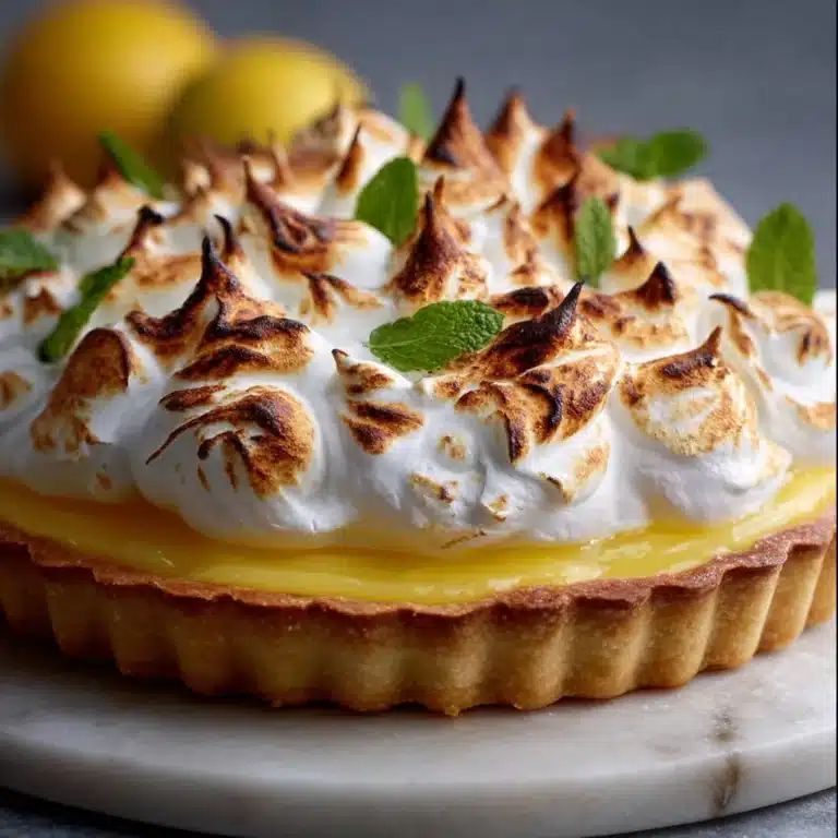 Lemon Basil Meringue Pie Recipe