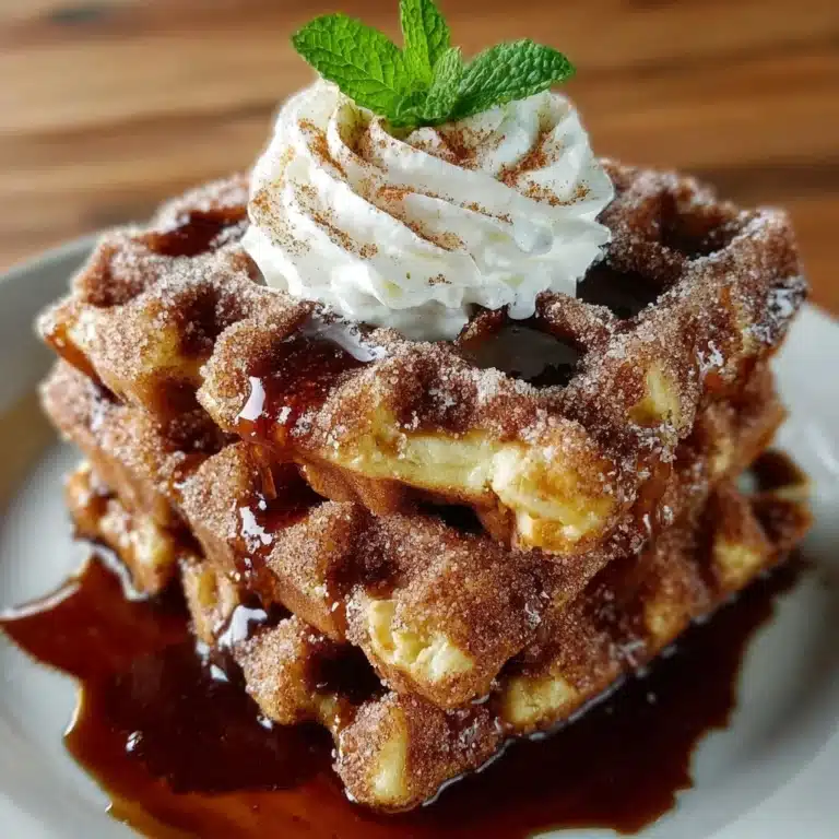 Churro Waffles Recipe