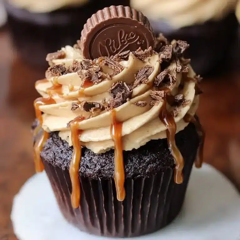 Chocolate and Peanut Butter Cupcakes Recipe