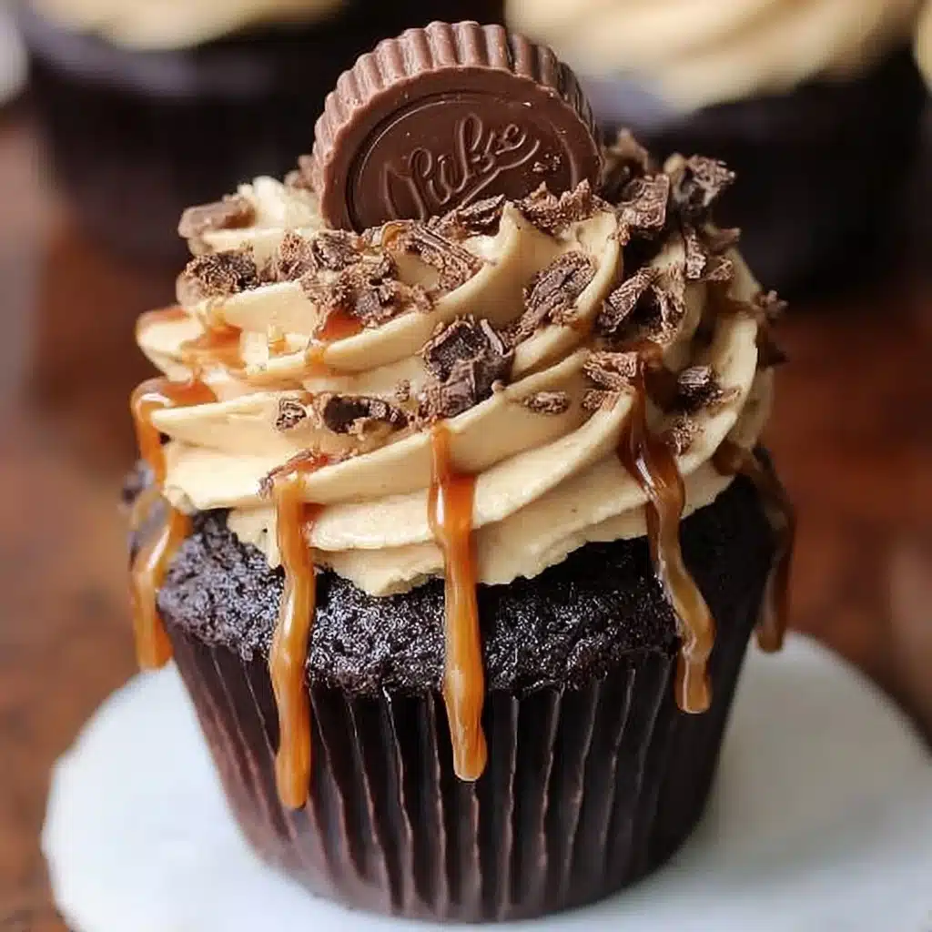 Chocolate and Peanut Butter Cupcakes Recipe