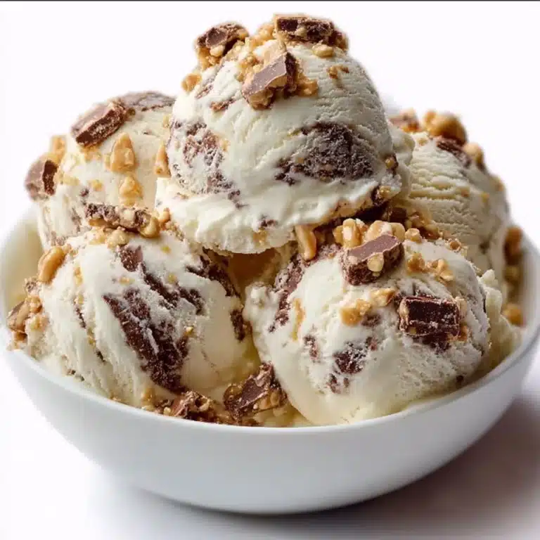 Malted Milk Toffee Crunch Ice Cream Recipe