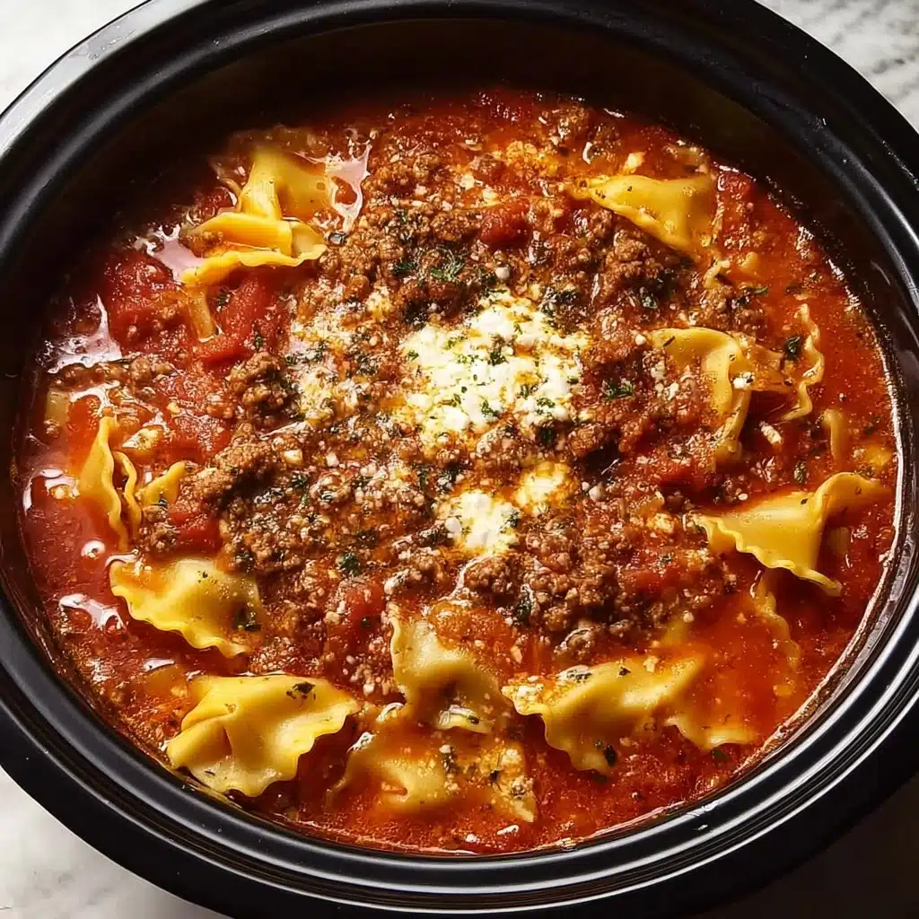 One Pot Lasagna Soup Recipe