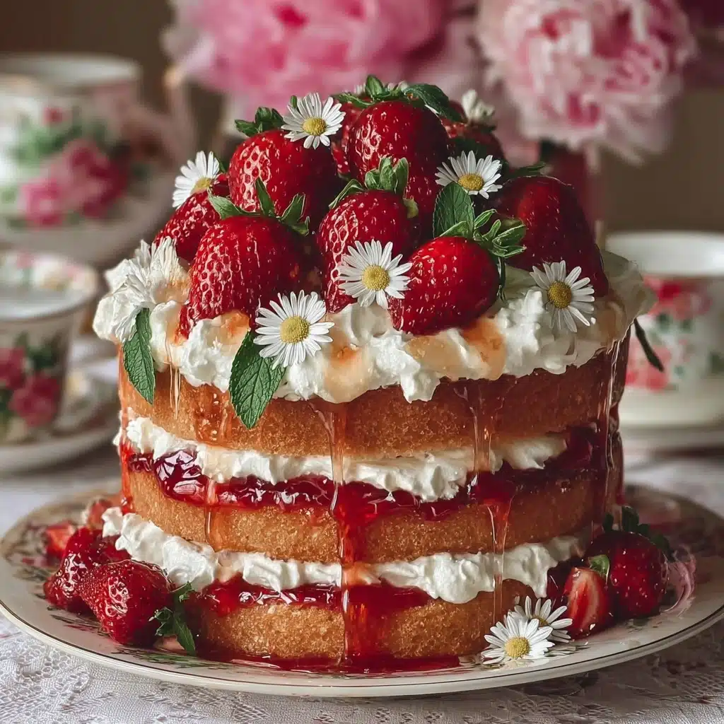 Strawberry Shortcake Layer Cake Recipe - Recipe Image