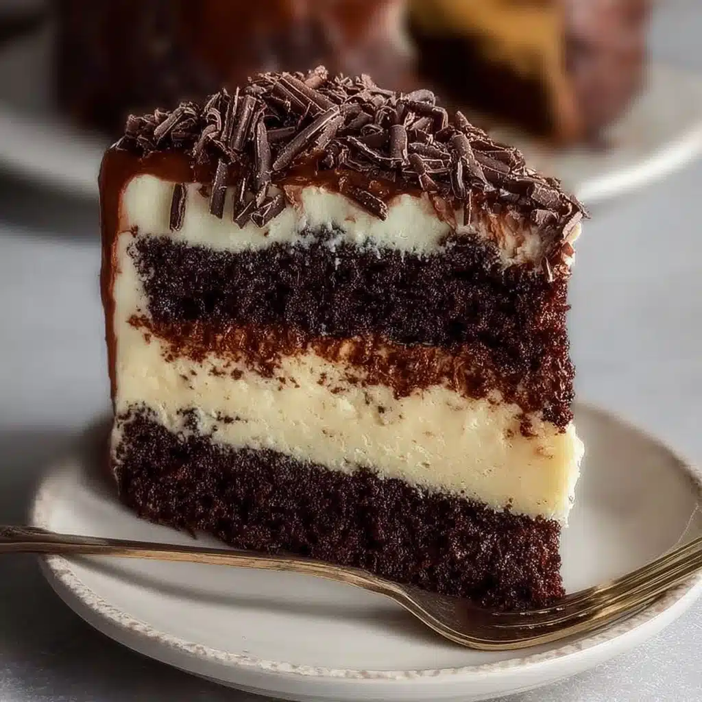 Chocolate Cream Layer Cake Recipe