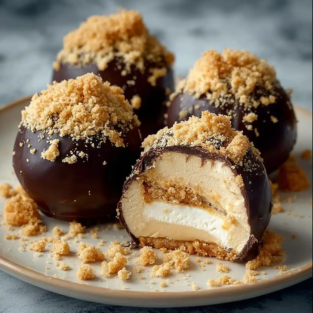 Chocolate Caramel Cheesecake Bites Recipe - Recipe Image