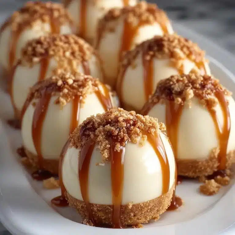 Caramel Crunch Cheesecake Balls Recipe