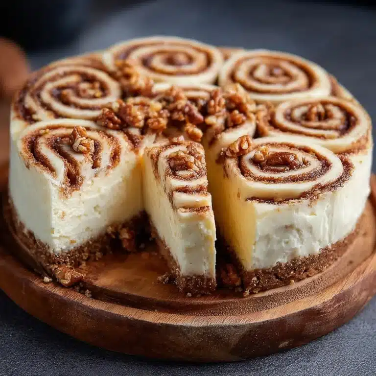 Cinnamon Roll Cheesecake Recipe