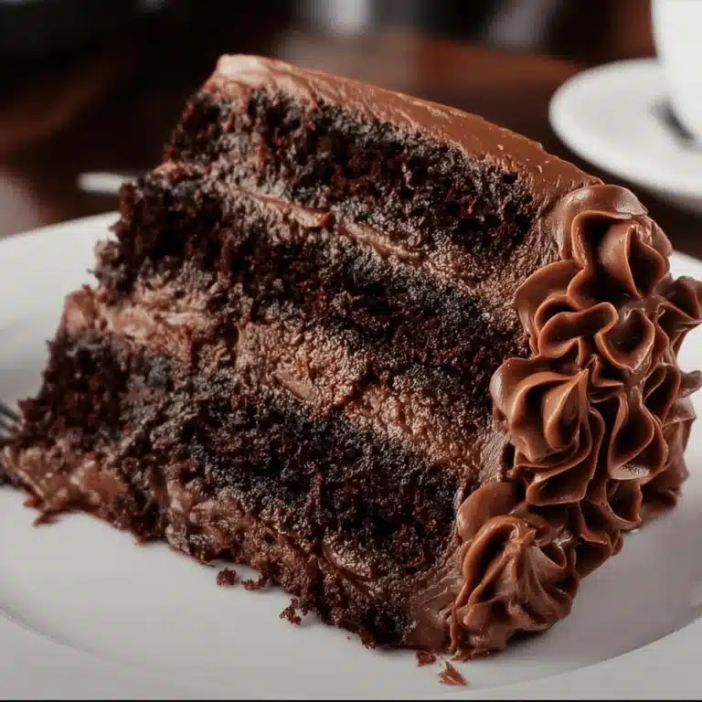 Luscious Chocolate Indulgence Cake Recipe