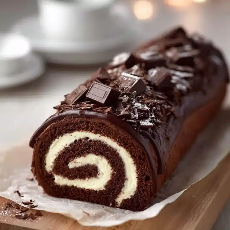 Chocolate Swiss Roll Cake Recipe