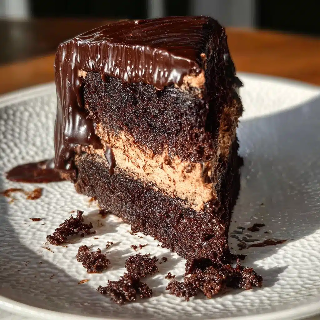 Heavenly Chocolate Mousse Cake Recipe - Recipe Image