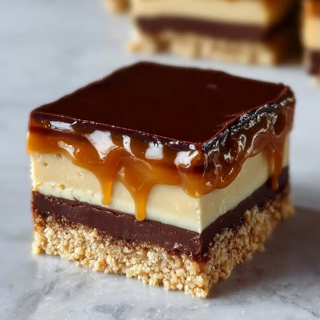 Millionaire's Caramel Cheesecake Bars Recipe