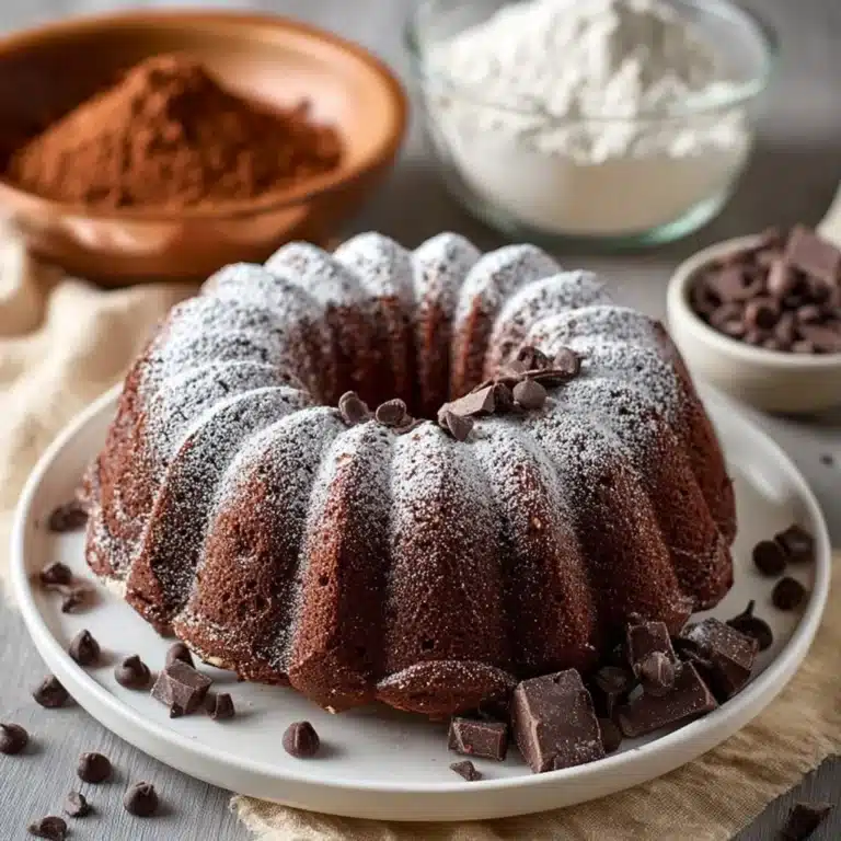 Rich Gluten-Free Fudge Bundt Cake Recipe