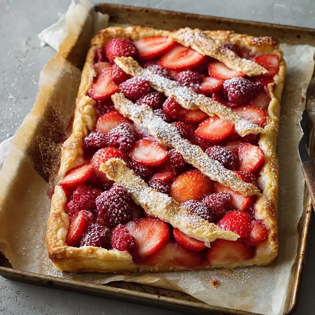 Strawberry Slab Pie Recipe - Recipe Image