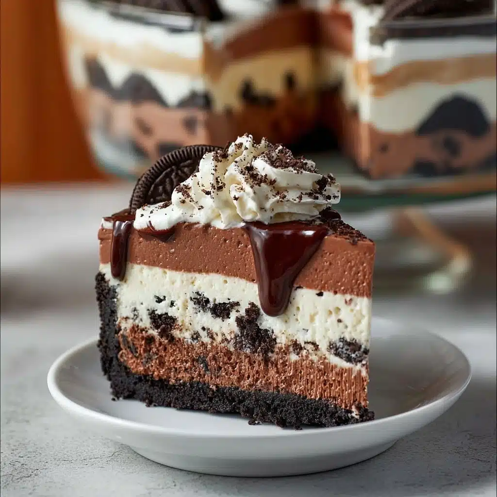 Luscious Chocolate Oreo Cheesecake Trifle Recipe
