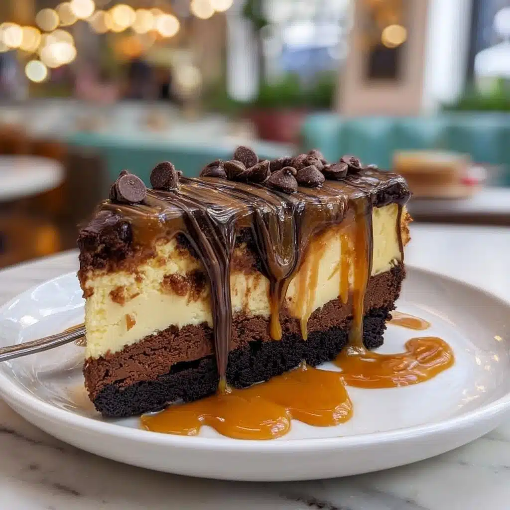 Decadent Chocolate Caramel Cheesecake Delight Recipe