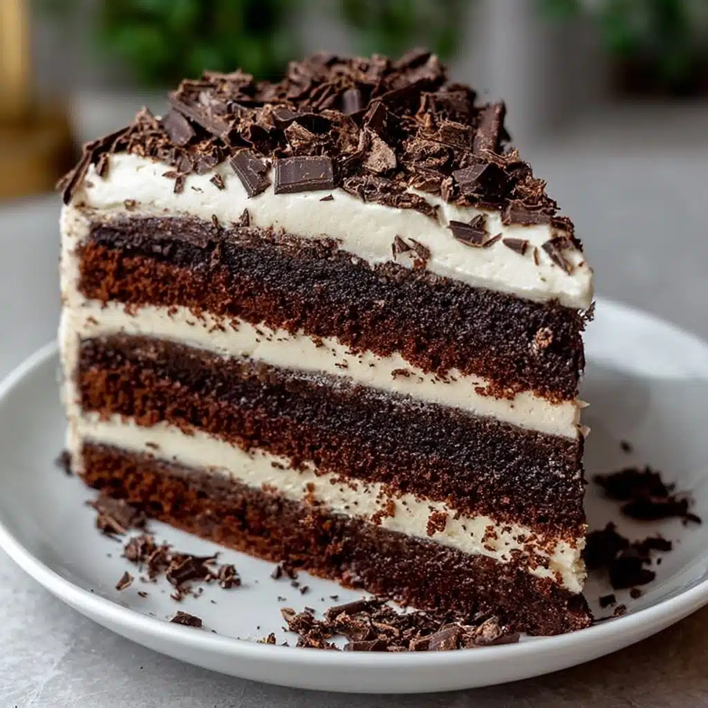 Luscious Chocolate Cream Cake Recipe