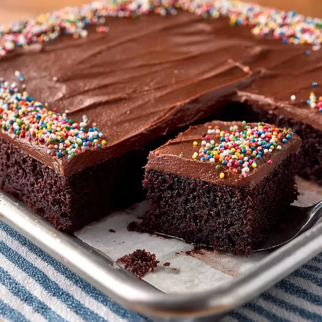 Chocolate Sheet Cake Recipe - Recipe Image