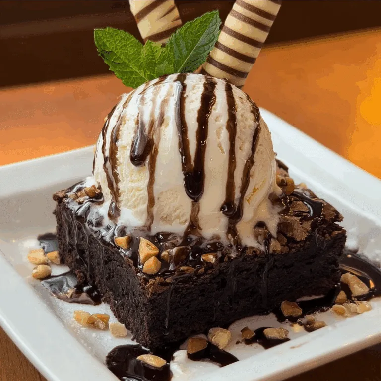 Brownie à la Mode Recipe
