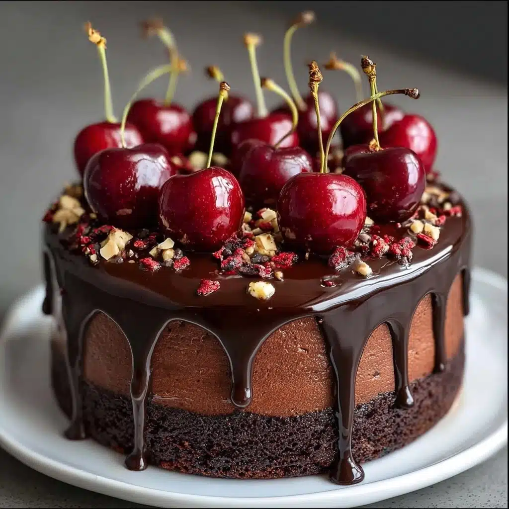 Cherry Chocolate Dream Cake Recipe - Recipe Image