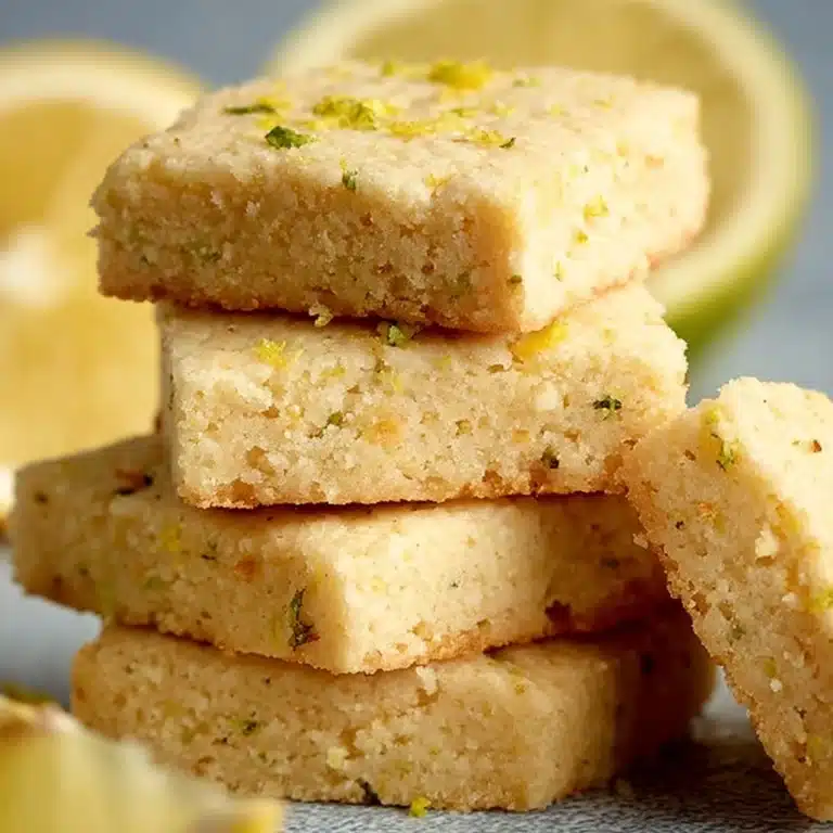 Lemon Shortbread Cookies Recipe