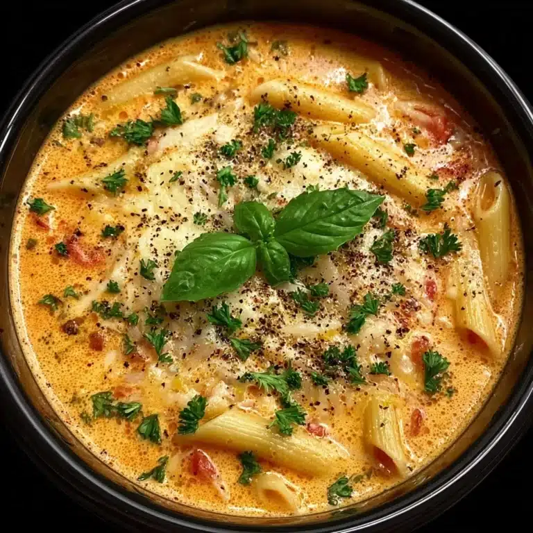 Crock Pot Creamy Chicken Parmesan Soup Recipe