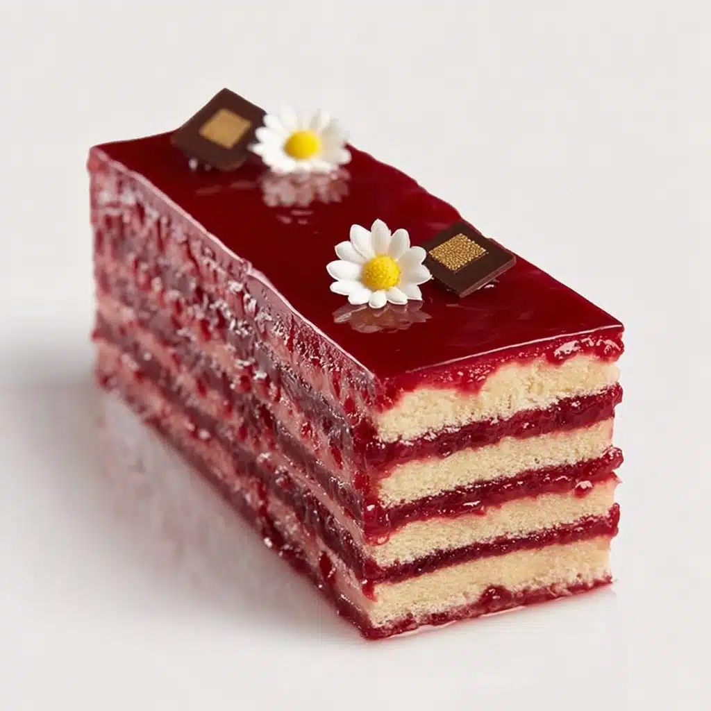 Luscious Raspberry Layer Cake Recipe - Recipe Image
