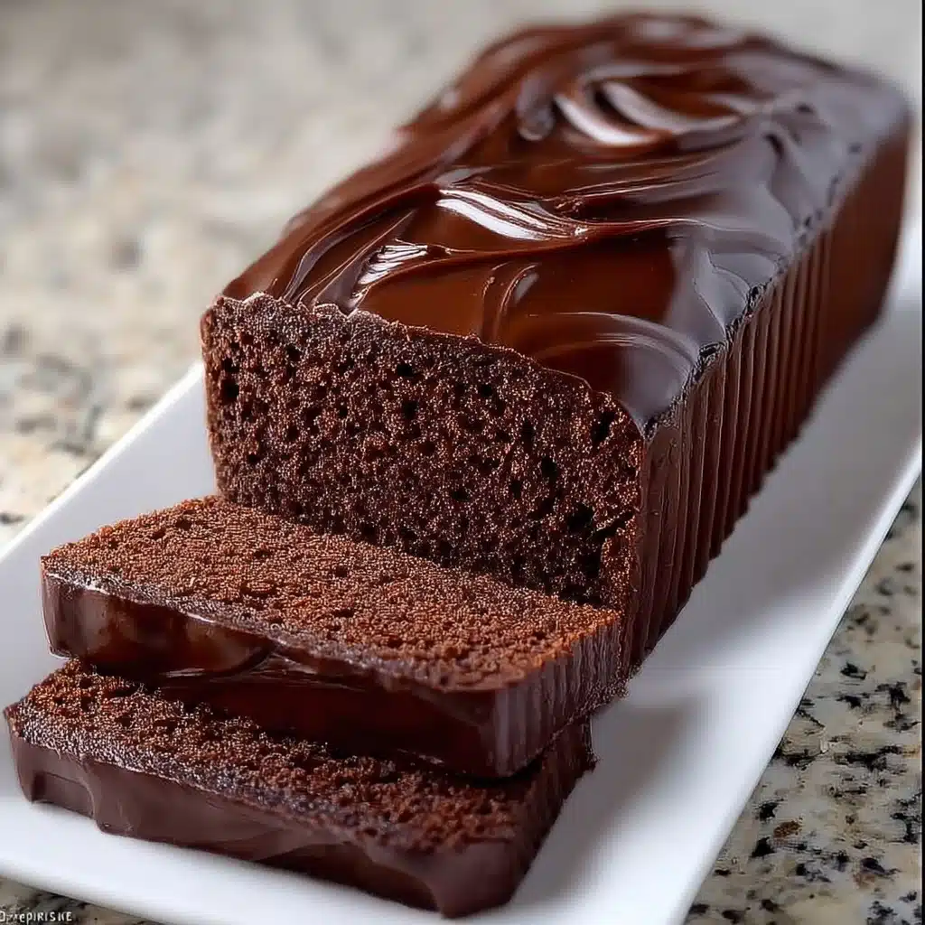 Chocolate Sponge Cake Loaf Recipe - Recipe Image