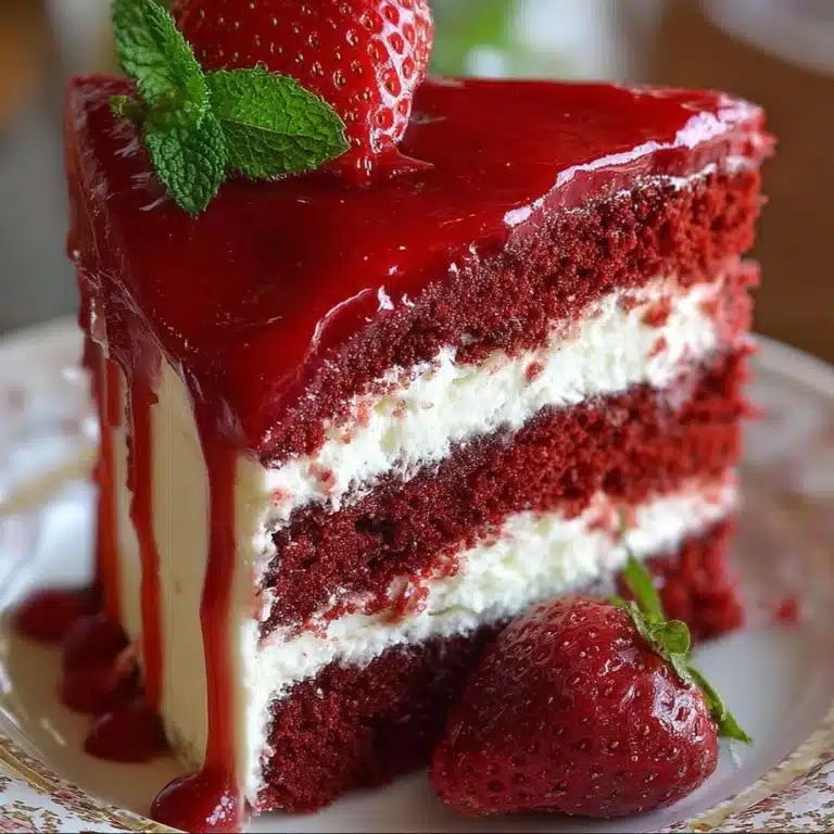 Best Strawberry Red Velvet Cheesecake Recipe