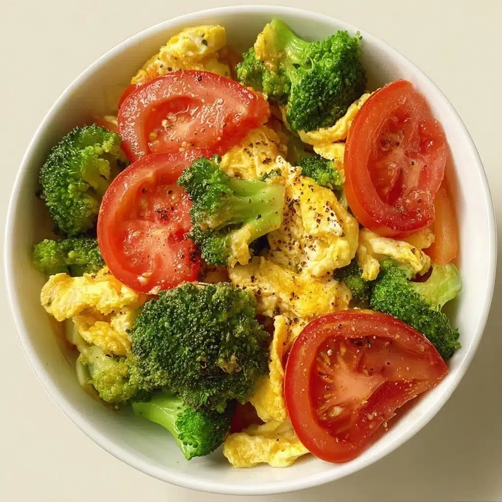 Broccoli & Tomato Egg Scramble Recipe - Recipe Image
