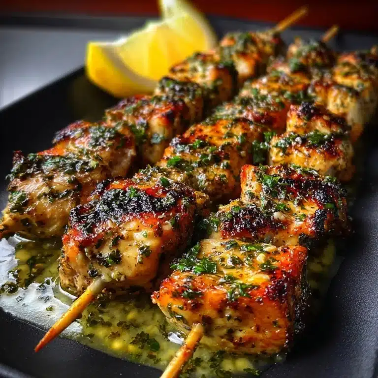 Greek Chicken Souvlaki with Maple Dijon Glaze Recipe