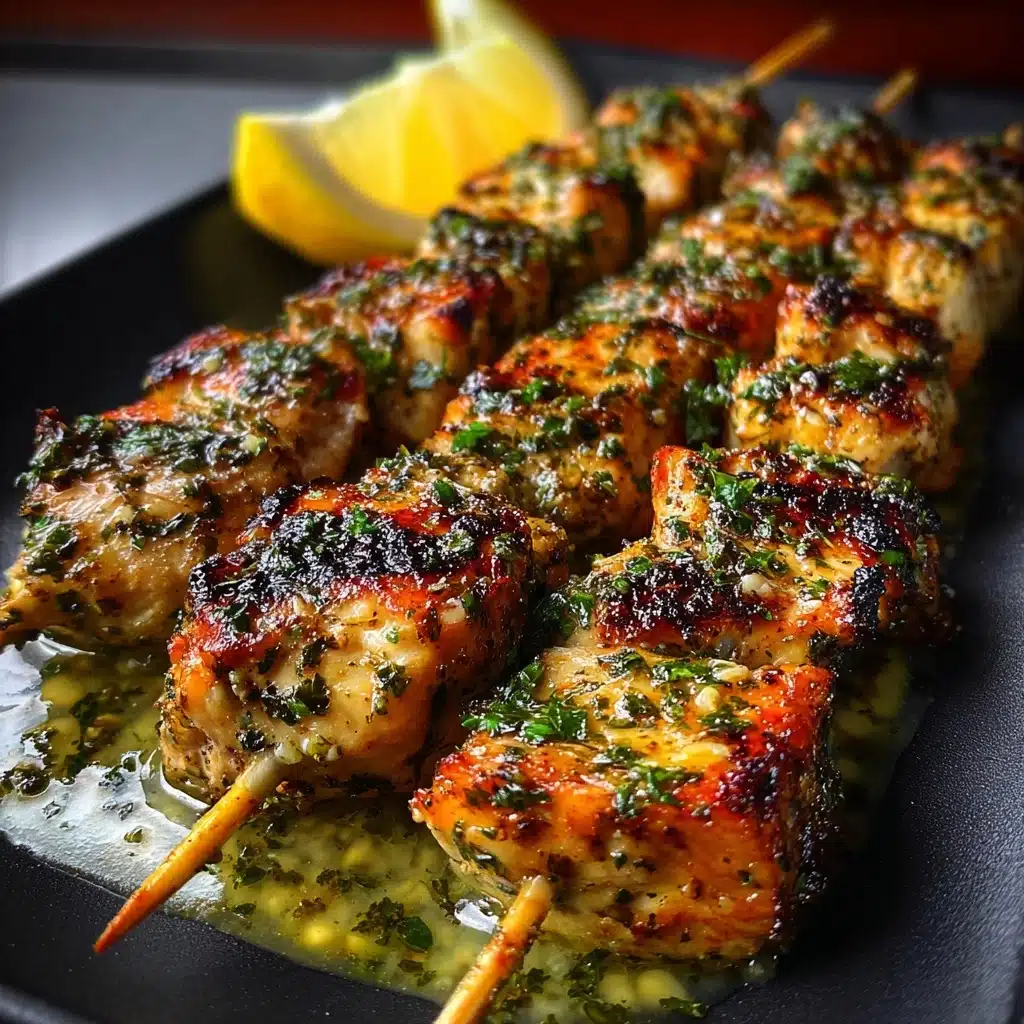 Greek Chicken Souvlaki with Maple Dijon Glaze Recipe - Recipe Image